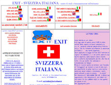 Tablet Screenshot of exit-svizzeraitaliana.org